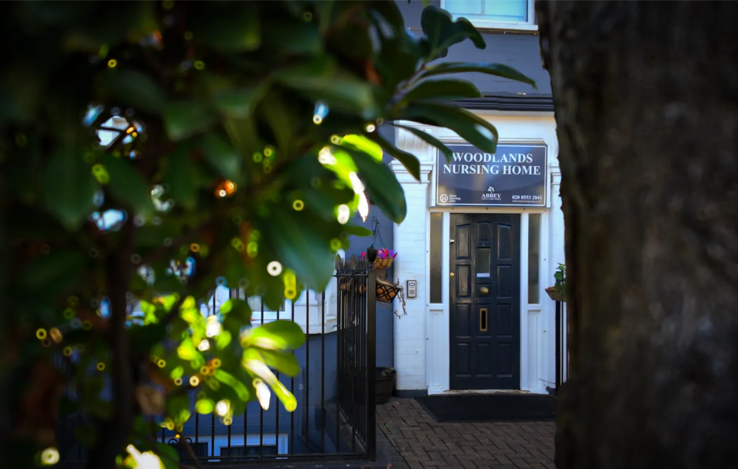 Woodlands Total Care Nursing Home welcoming entrance